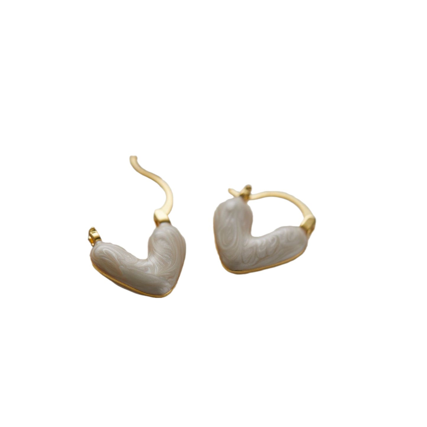 Streamer Texture French Simplicity High-grade Versatile Earrings