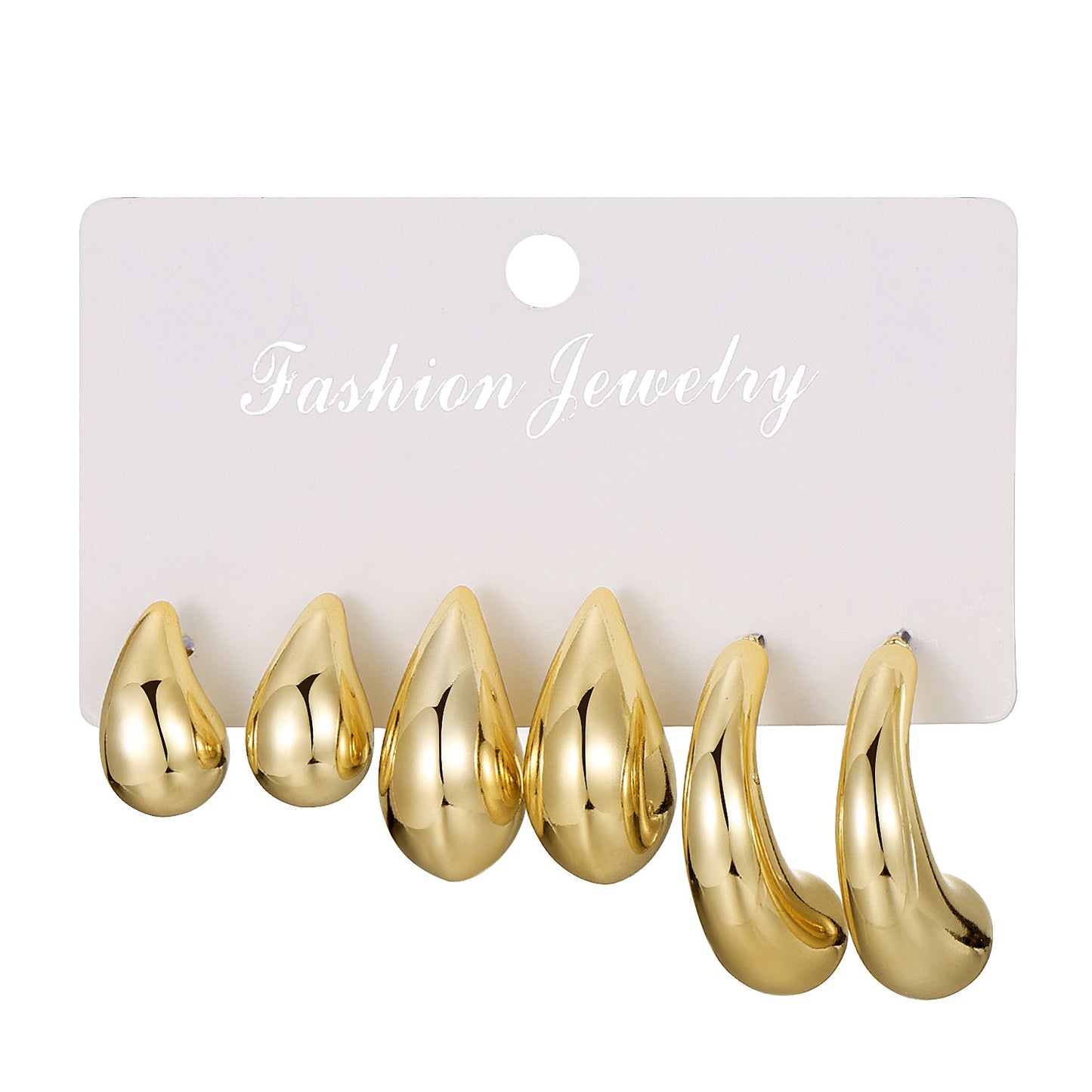 Women's Needle Pairs Of Cards Environmental Protection Earrings