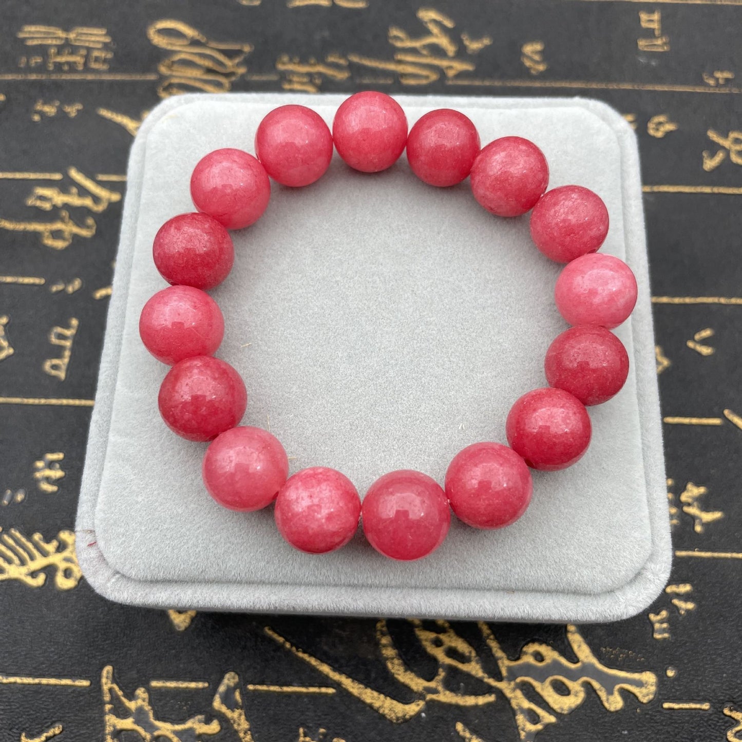 Women's & Men's Optimized Jade Bead Simple Single Circle Live Bracelets