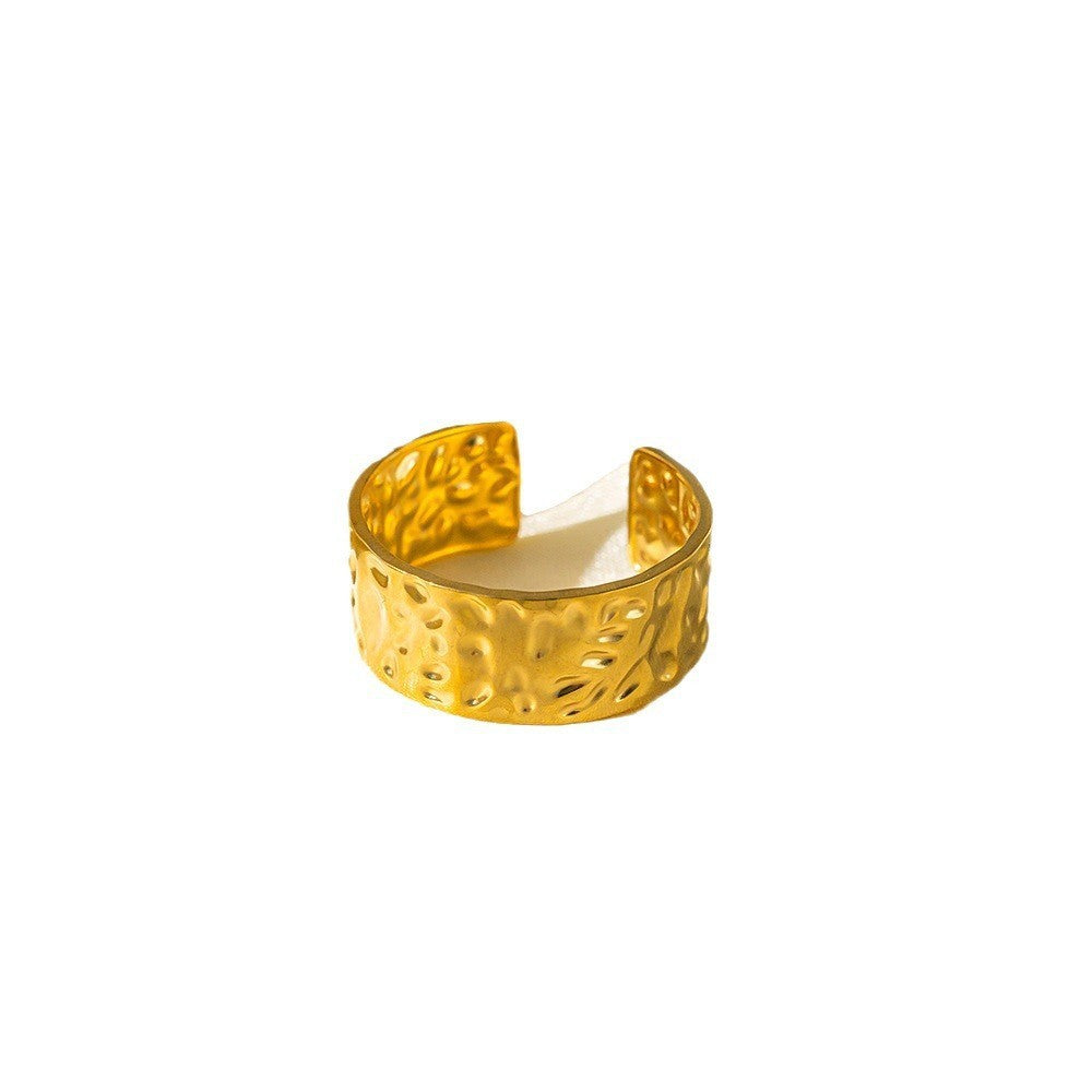 Women's Simple Advanced Titanium Open Adjustable Cold Rings