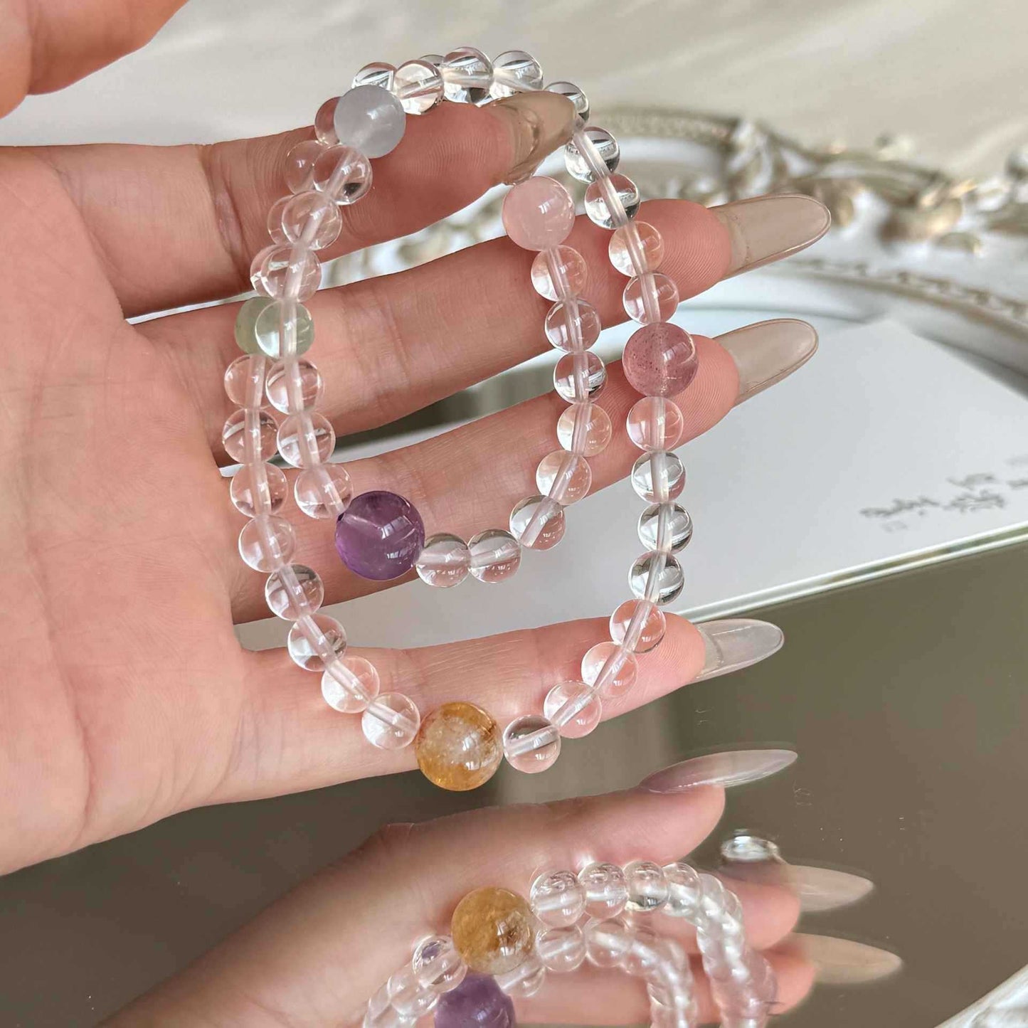 Women's Colorful Pearl Chinese Style Retro Bracelets