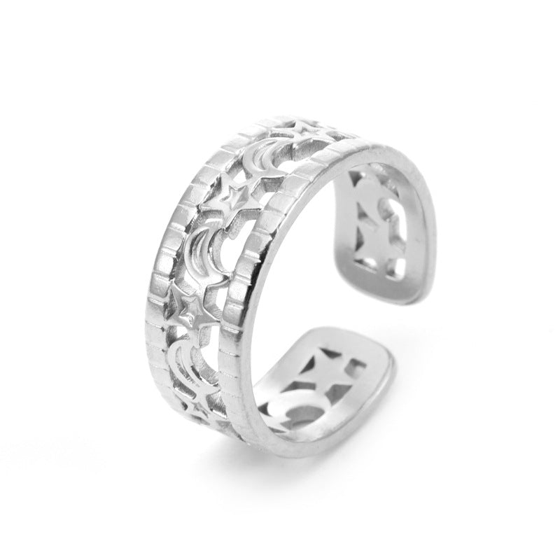 Hollow Heart Stainless Steel Open Five-pointed Star Butterfly Bracelets