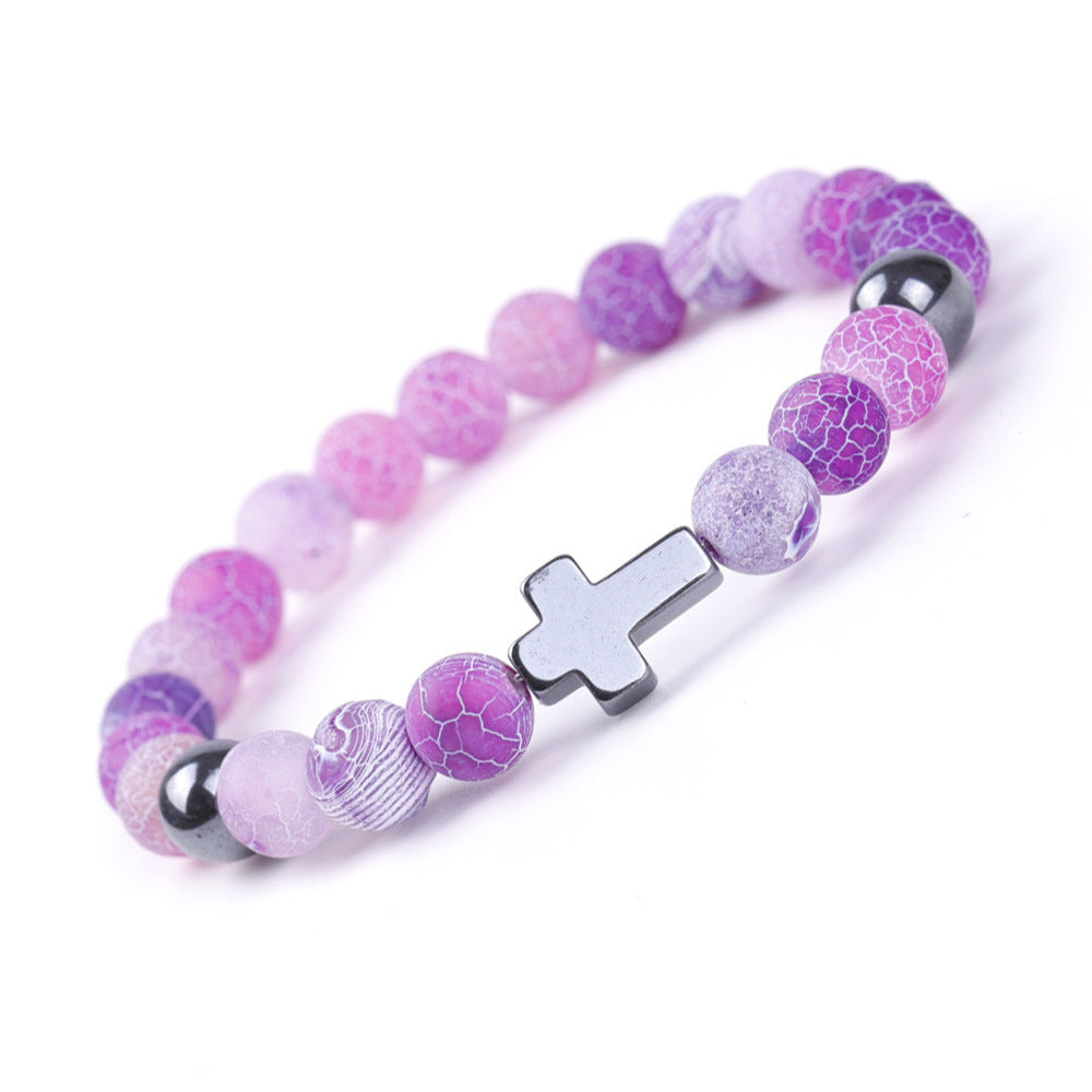 Wind Elastic Green Little Agate Friend Friendship Bracelets