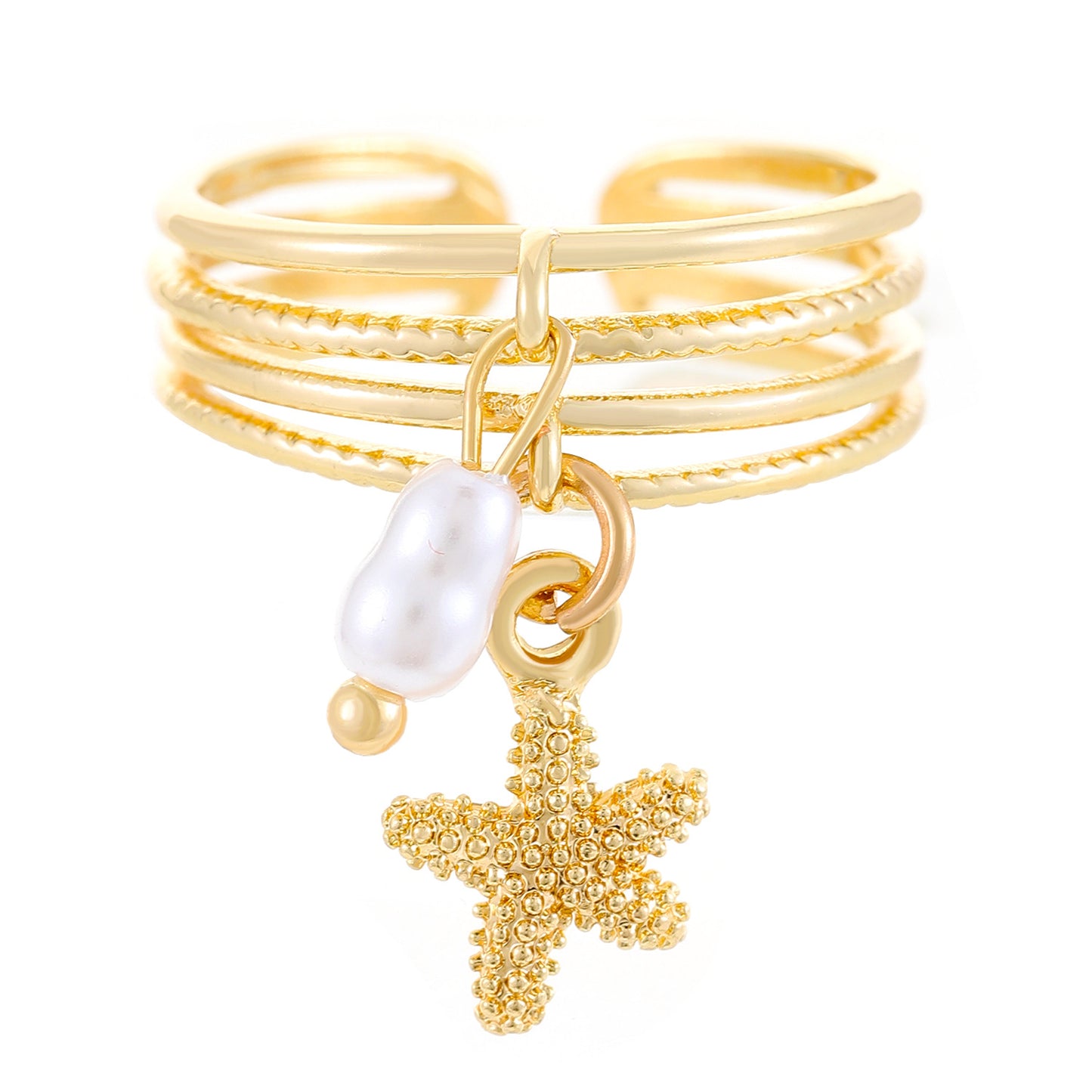 Luxury High Sense Cat's Paw Eyes Rings