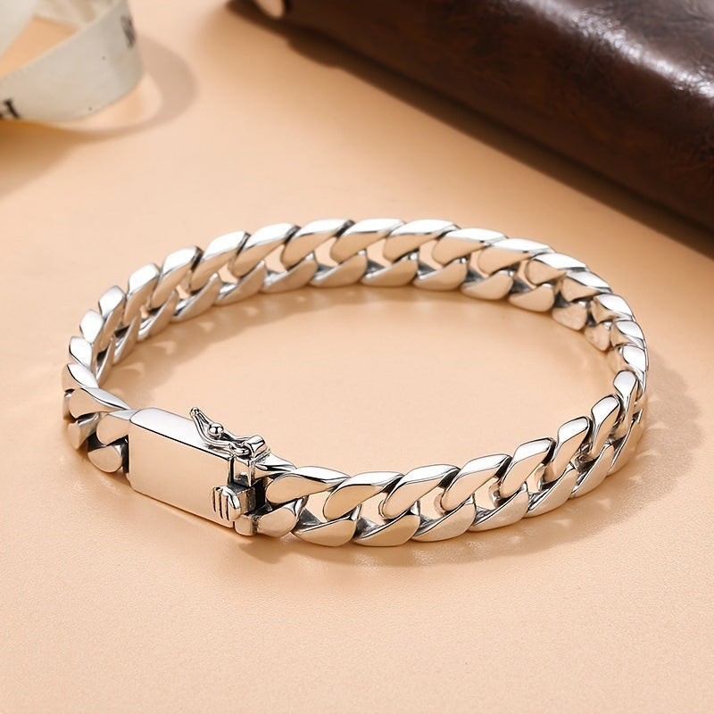 Men's Cuban Link Chain Metal Trend Classic Bracelets