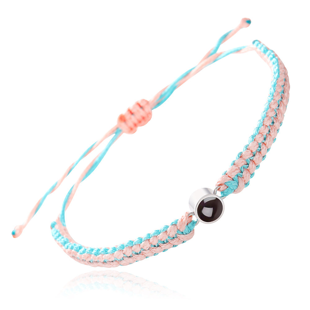 Korean Style Projection Hand Weaving Simple Bracelets