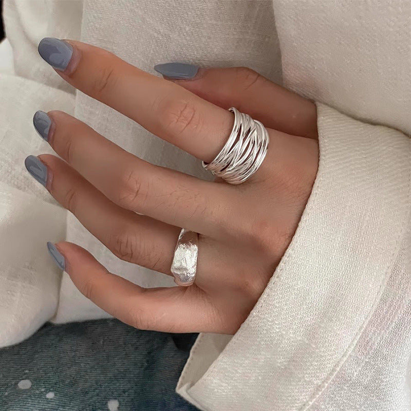 Luxury Style Niche High Sense Simple Rings