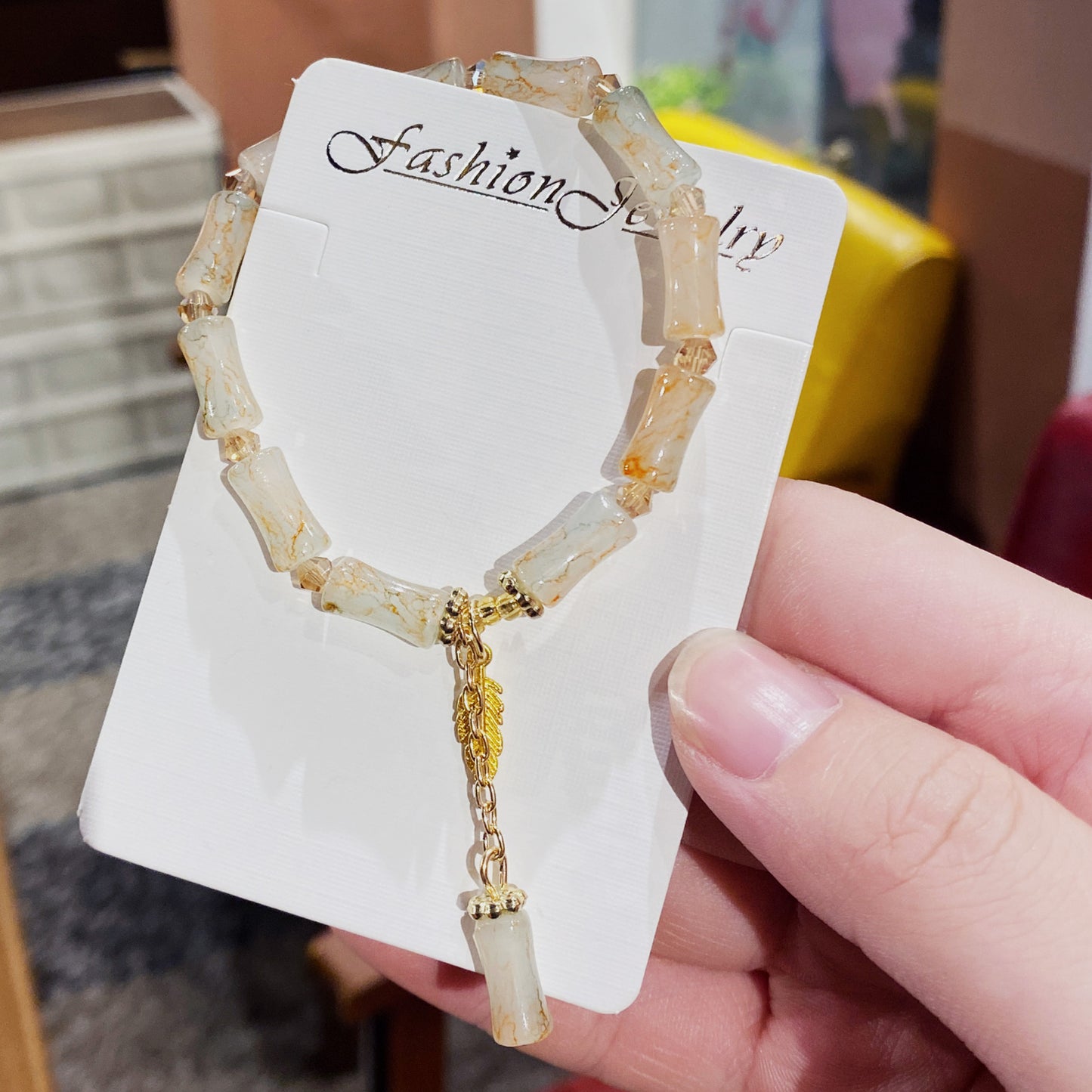 Scenic Spot Gift Box Colored Glaze Bracelets