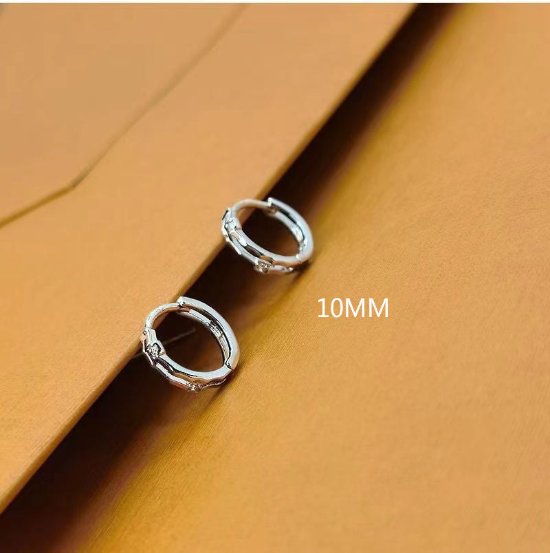 Women's Diamond Double Layer Ear Bone Niche Trendy Earrings