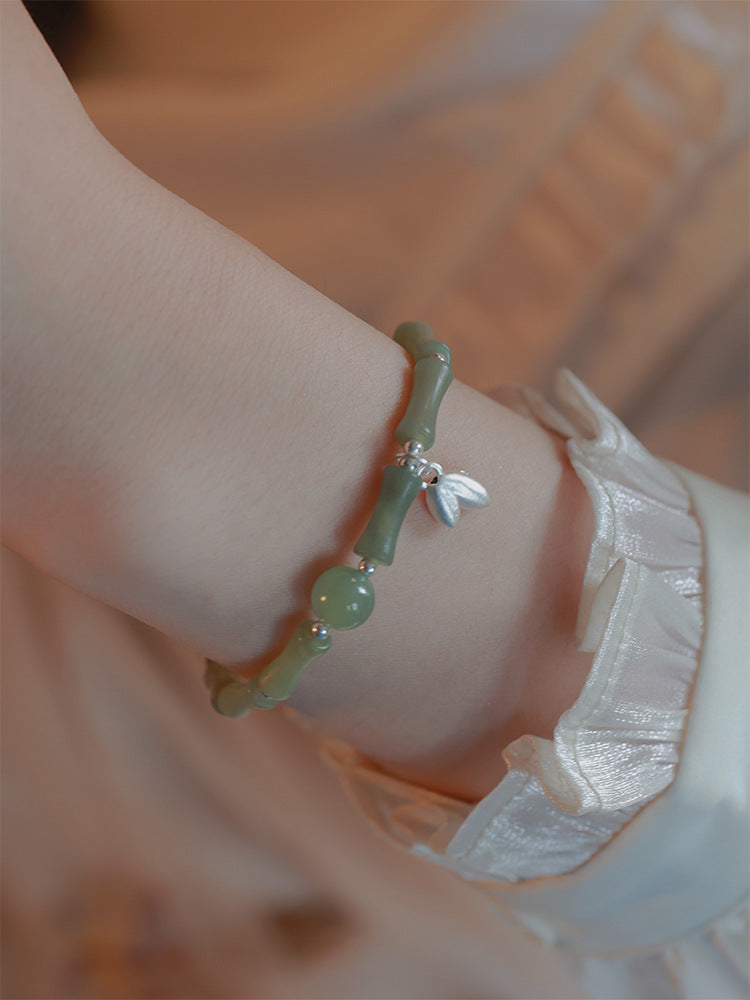 Bamboo Festival Jade Female Retro Minority Bracelets