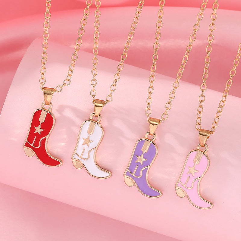 Boots Stylish Simple Versatile Clothing Decorations Necklaces