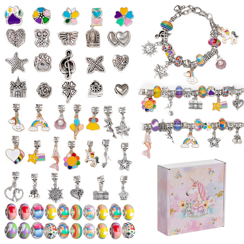 Children's Crystal Beads Alloy String Material Package Ornament Accessories Bracelets
