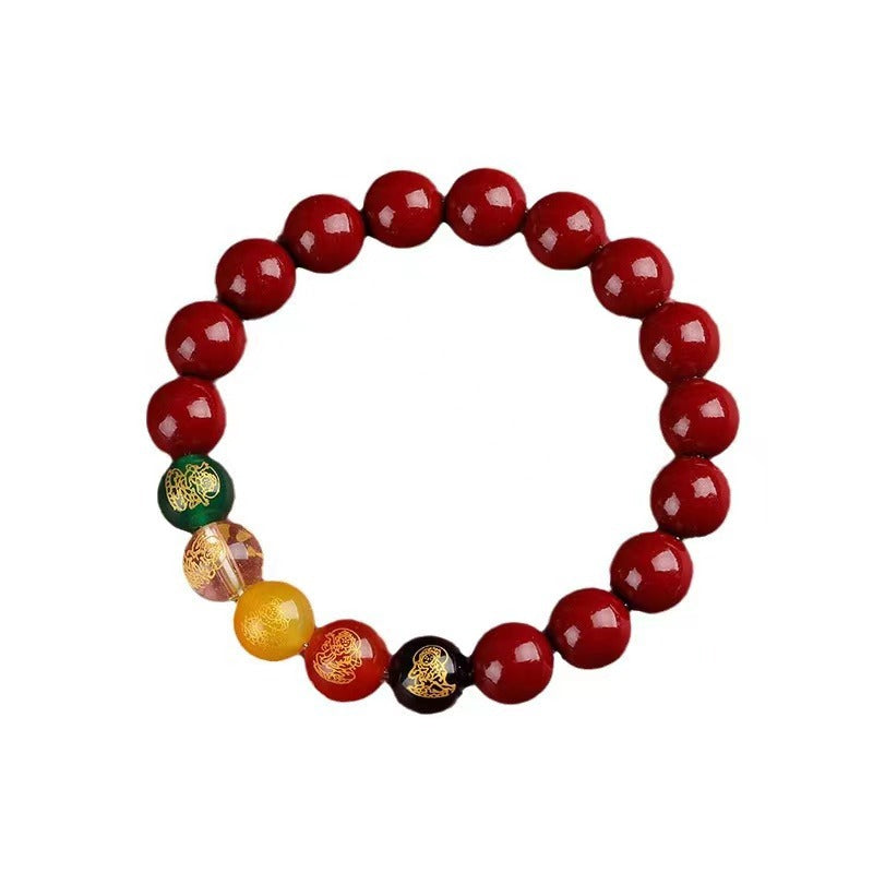 Women's & Men's Wealth Five-line Beads Original Life Fu Bracelets