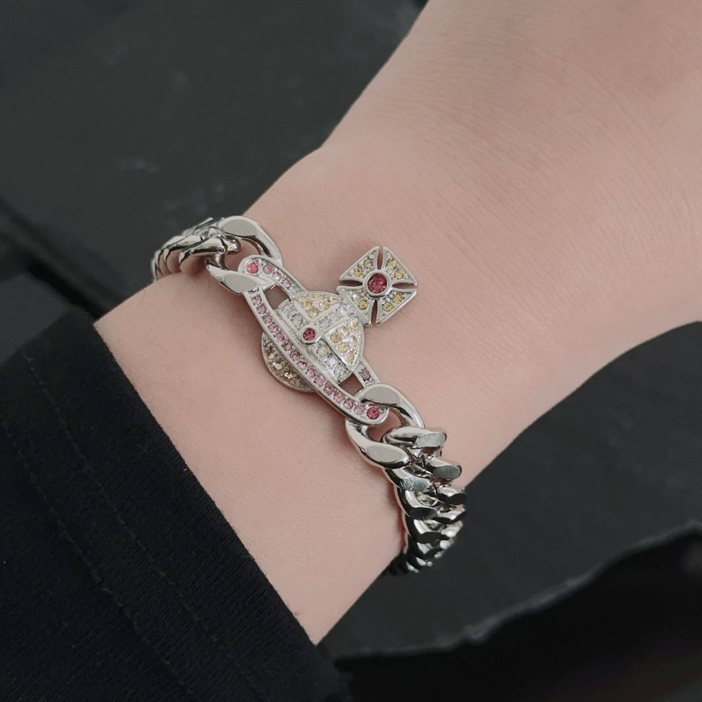 Women's & Men's Light Luxury Skull Hanging Skeleton Exaggerated Bracelets