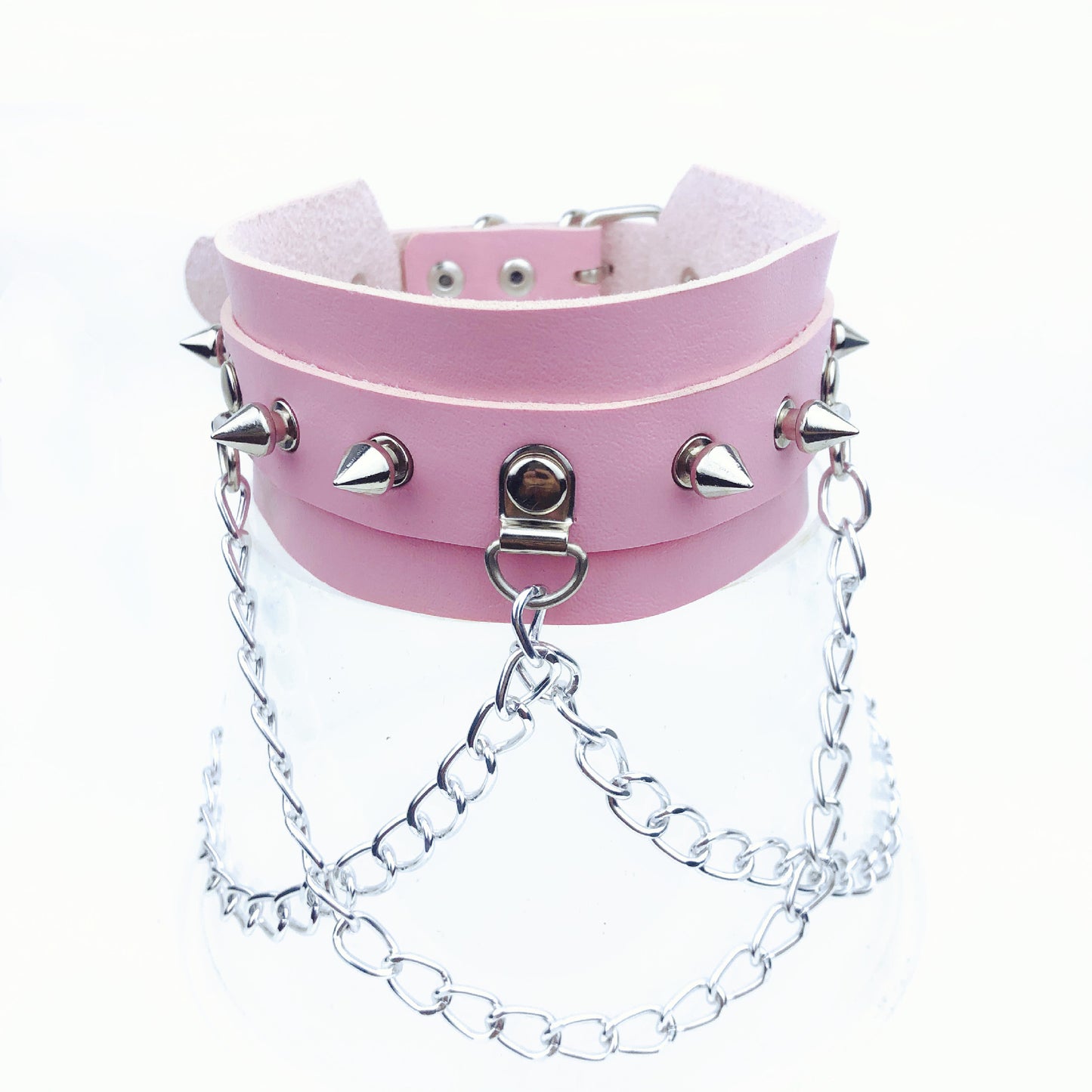 Neckband Punk Street Shooting Nightclub Personality Metal Chain Clavicle Exaggerated Collar