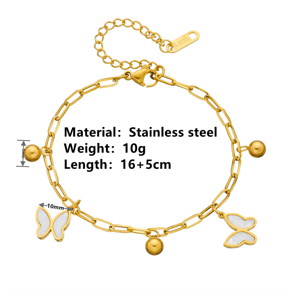 Titanium Steel Exquisite Stainless Love Star Bracelets