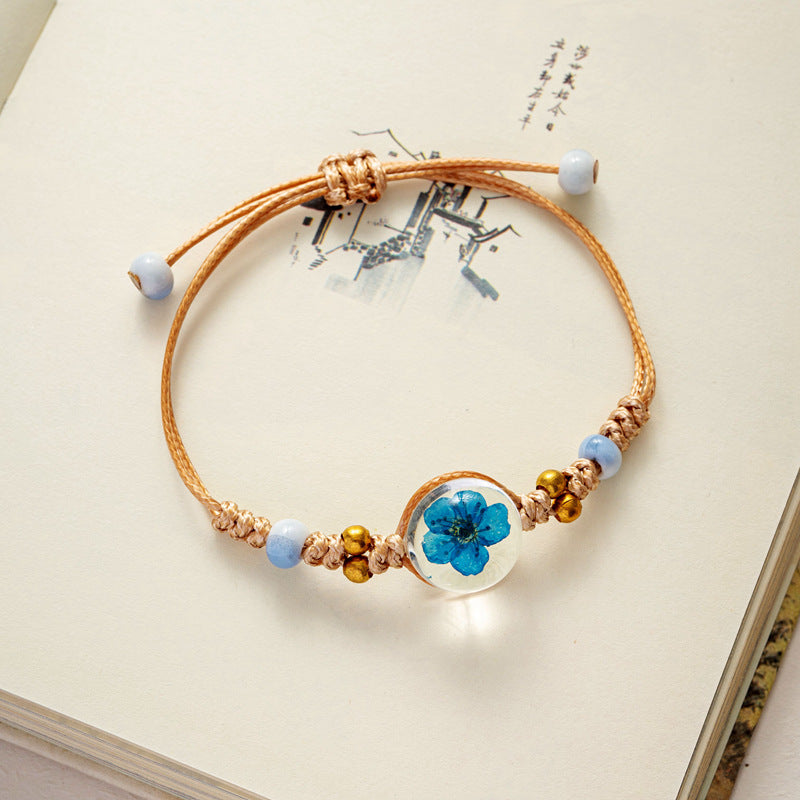 Ornament Woven Female Antique Ethnic Style Bracelets