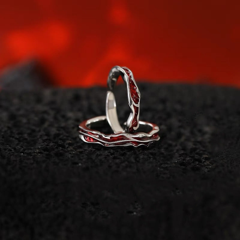 Couple Models Finger Design High Sense Girlfriends Rings