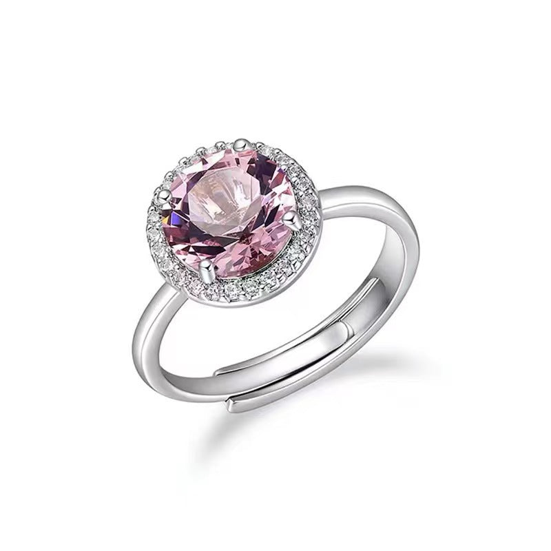 Ornament Karat Fashion Princess Round Bag Rings