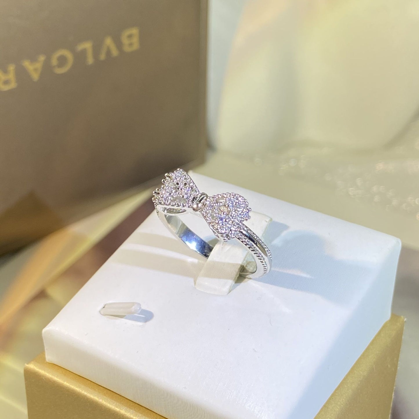 Butterfly Micro Inlaid Zircon Fashion Ornament Rings