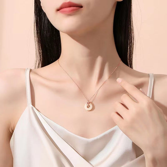 Jade Design Exquisite For Birthdays Valentine's Necklaces