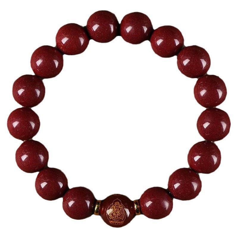 Purple Gold Sand Life Buddha Zodiac Bracelets