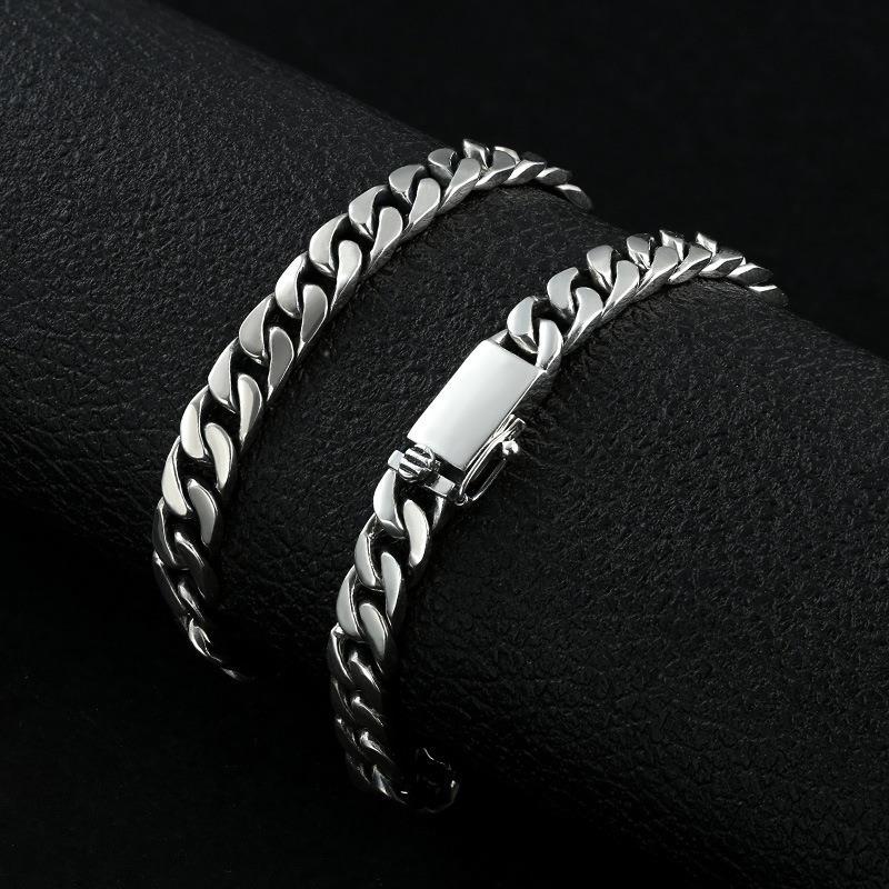 Women's & Men's Nude Lantern Simple Elegant Vintage Thai Bolt Bracelets