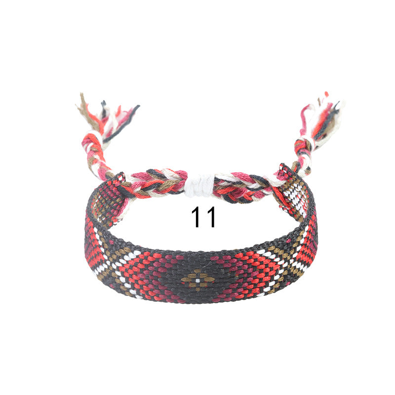 Nepal Ethnic Style Woven Wrist Strap Bracelets
