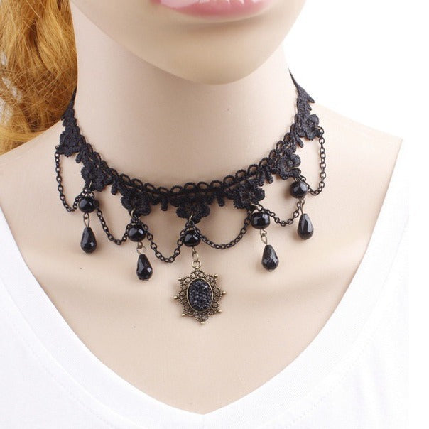 Female Hip Hop Collar Gothic Fashion Necklaces