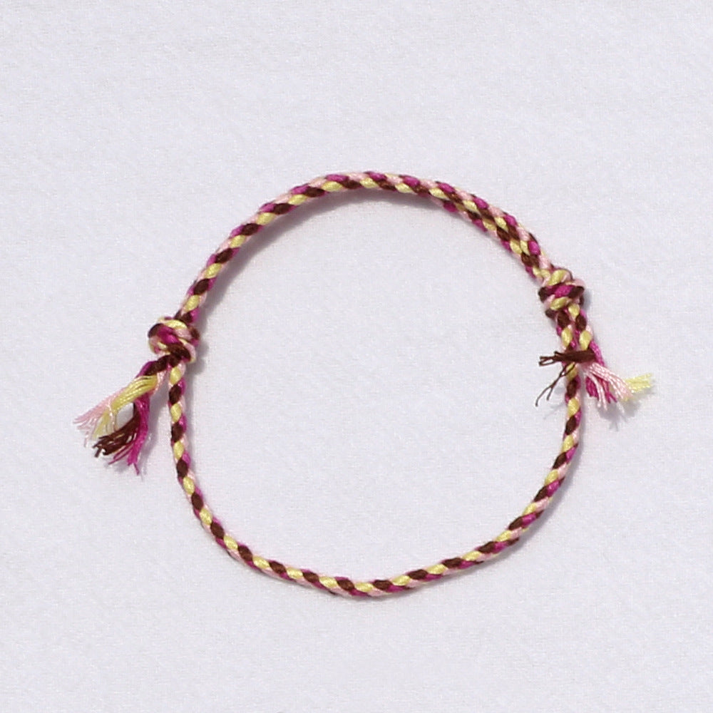 Hand-woven Tibetan Hand Rub Thread Carrying Bracelets