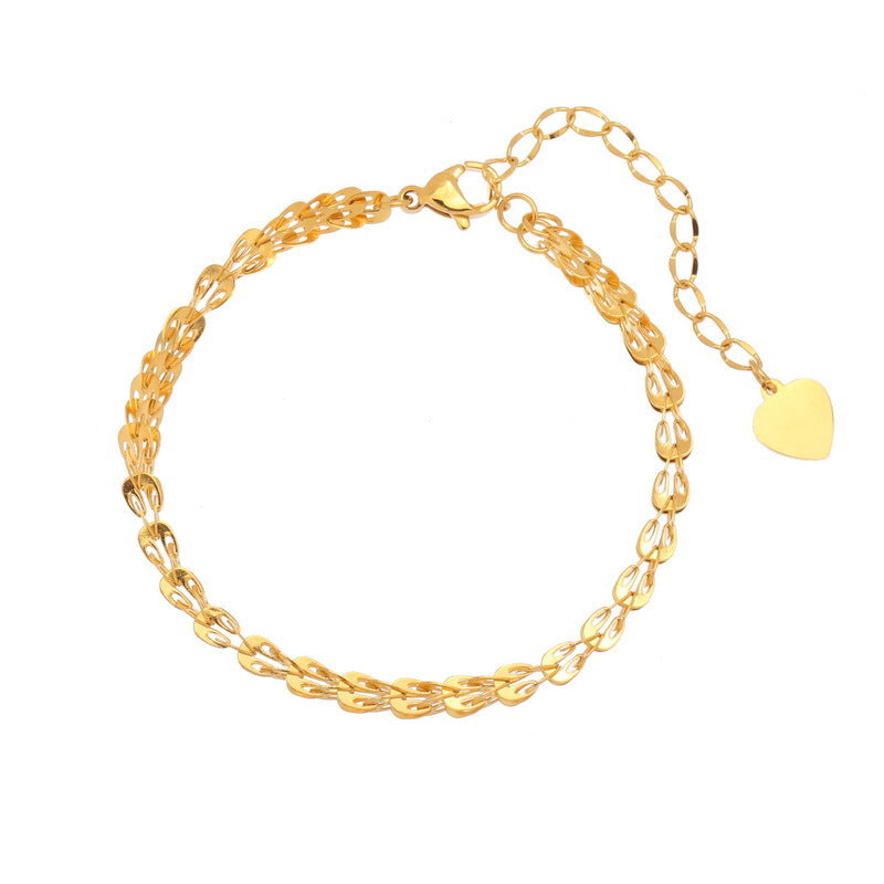 Women's Single-layer Phoenix Tail Chain Trendy Unique Bracelets