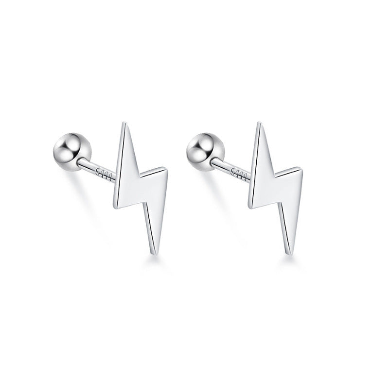 Pure Ear Korean Style Niche Screw Sleeping No Earrings