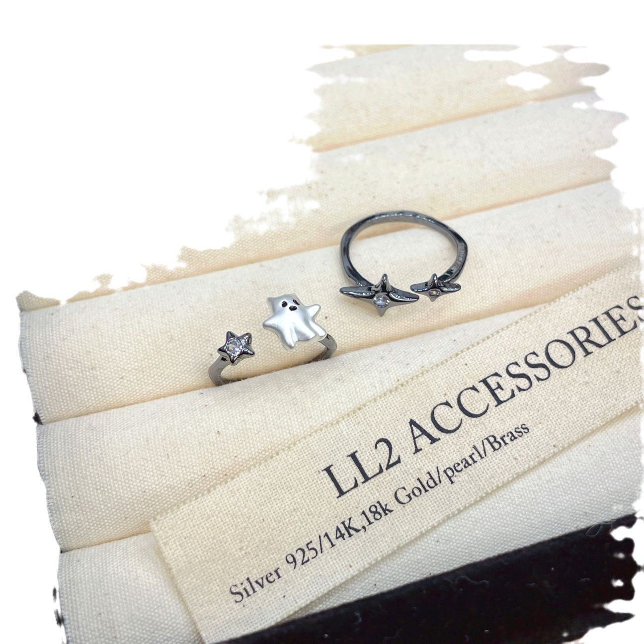 Women's Open Simple Cute Cartoon Light Luxury Temperament High Rings