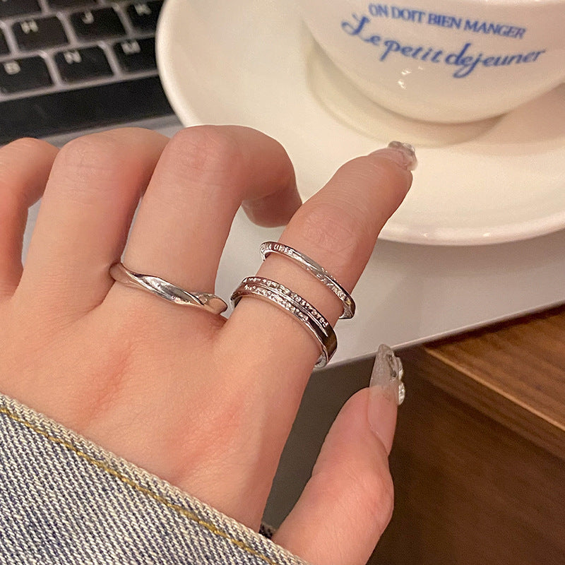Light Luxury Minority High Sense Open Rings