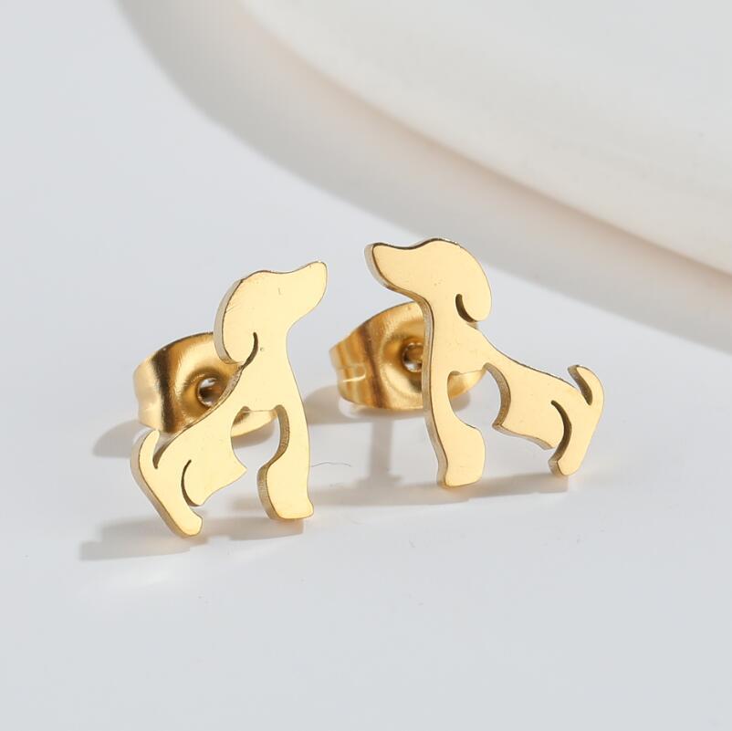 Ornament Fashionable Simple Cute Small Animal Earrings