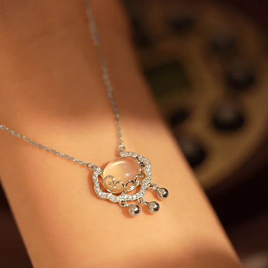 Retro Safety Lock Korean Style Longevity Pendants