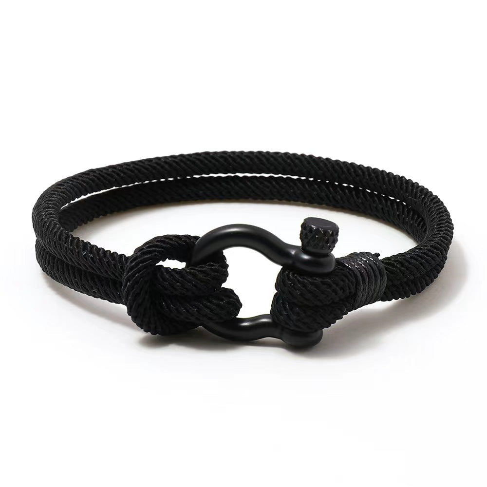 Men's Milan Rope Handmade Braided Stainless Steel Bracelets