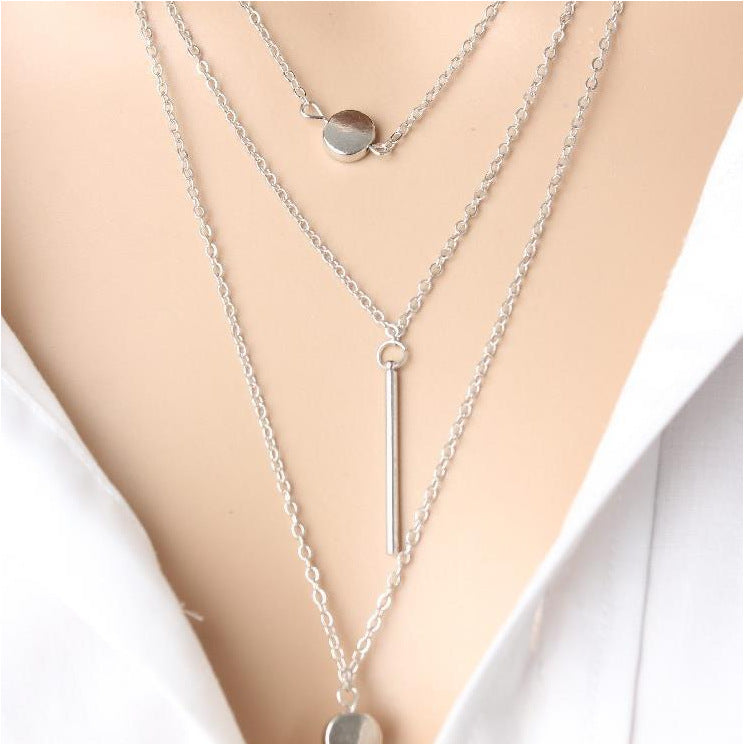 Ornament Simple Small Dot Exquisite Metal Necklaces