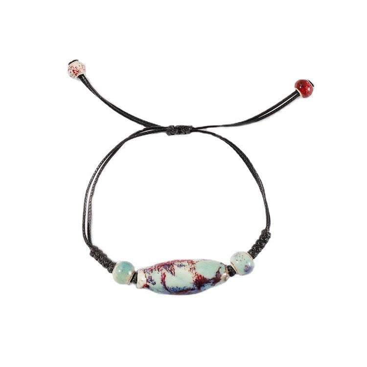 Ornament Woven Female Antique Ethnic Style Bracelets