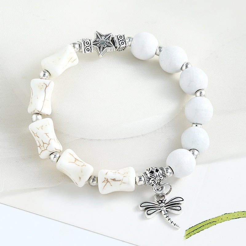 Chinese Fashion Female Beaded Niche Ceramic Bracelets