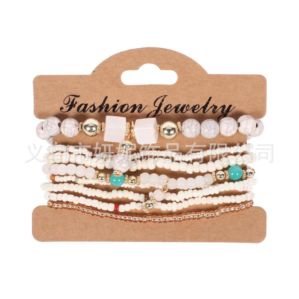 Women's Handmade Beaded Romantic Yuan Su Suit Bracelets