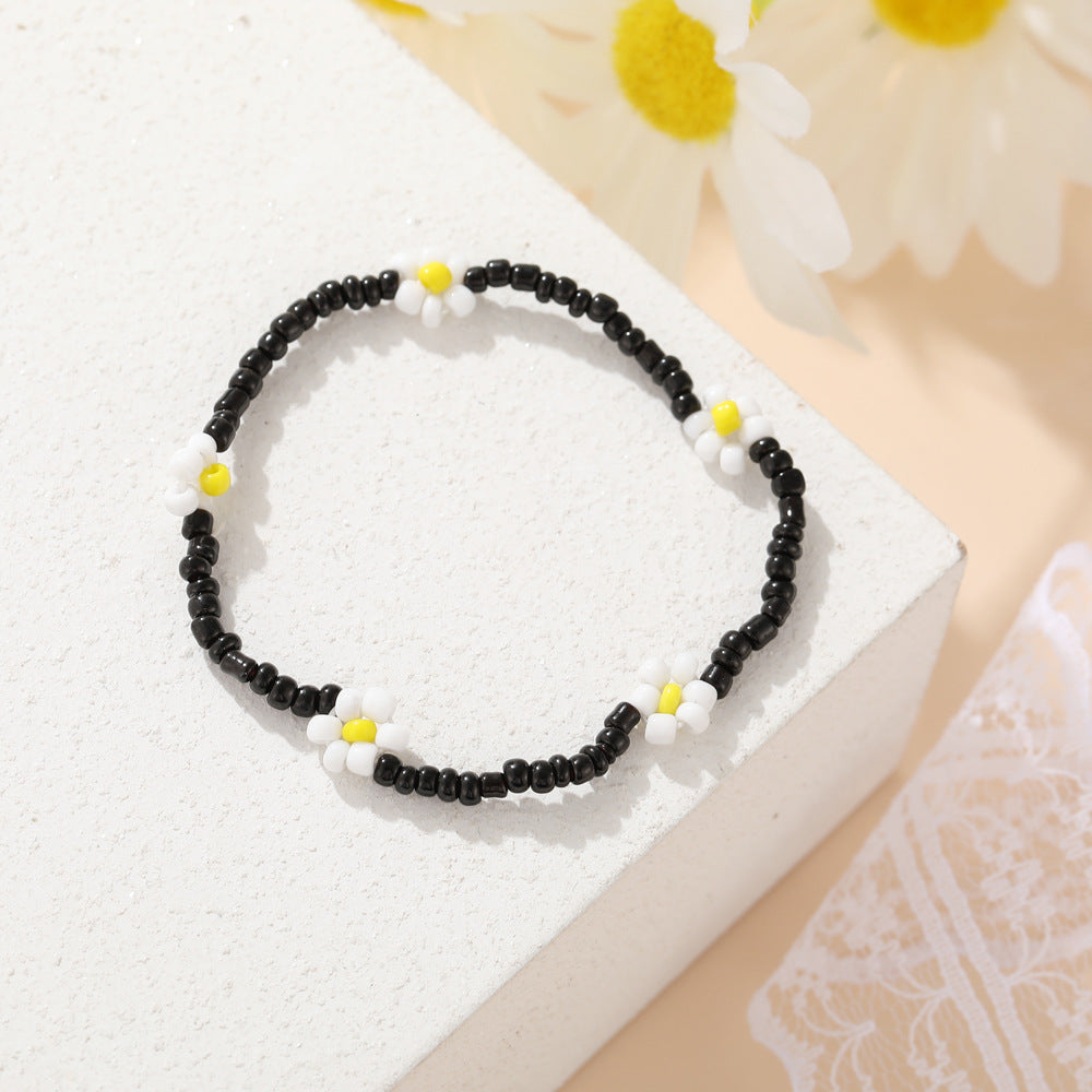 Women's Bead Elastic String Beaded Bohemian Beach Vacation Bracelets