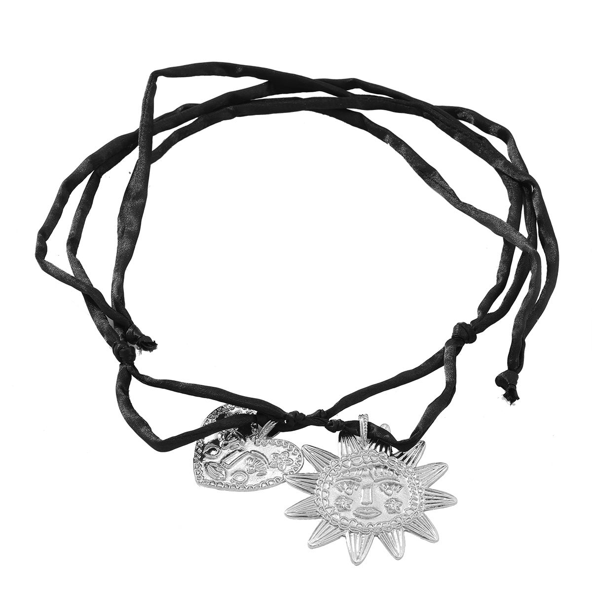Trendy Simple Fashion Alloy Sunflower Heart Necklaces
