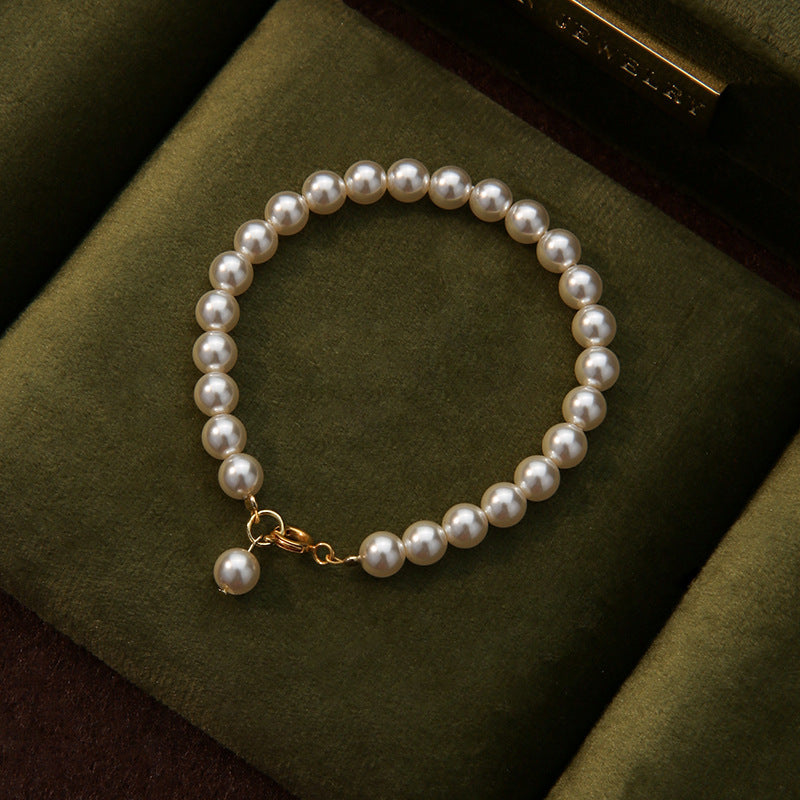 Women's Shell Pearls Fashionable Exquisite Light Luxury Girlfriends Bracelets