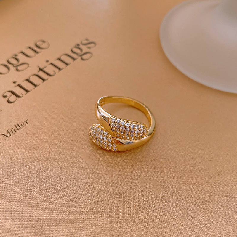 Women's Affordable Luxury Titanium Steel Index Finger Rings