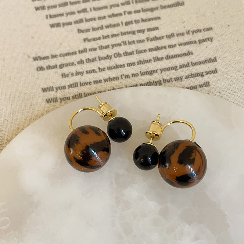 Women's Print Resin For Retro Affordable Luxury Fashionable Earrings