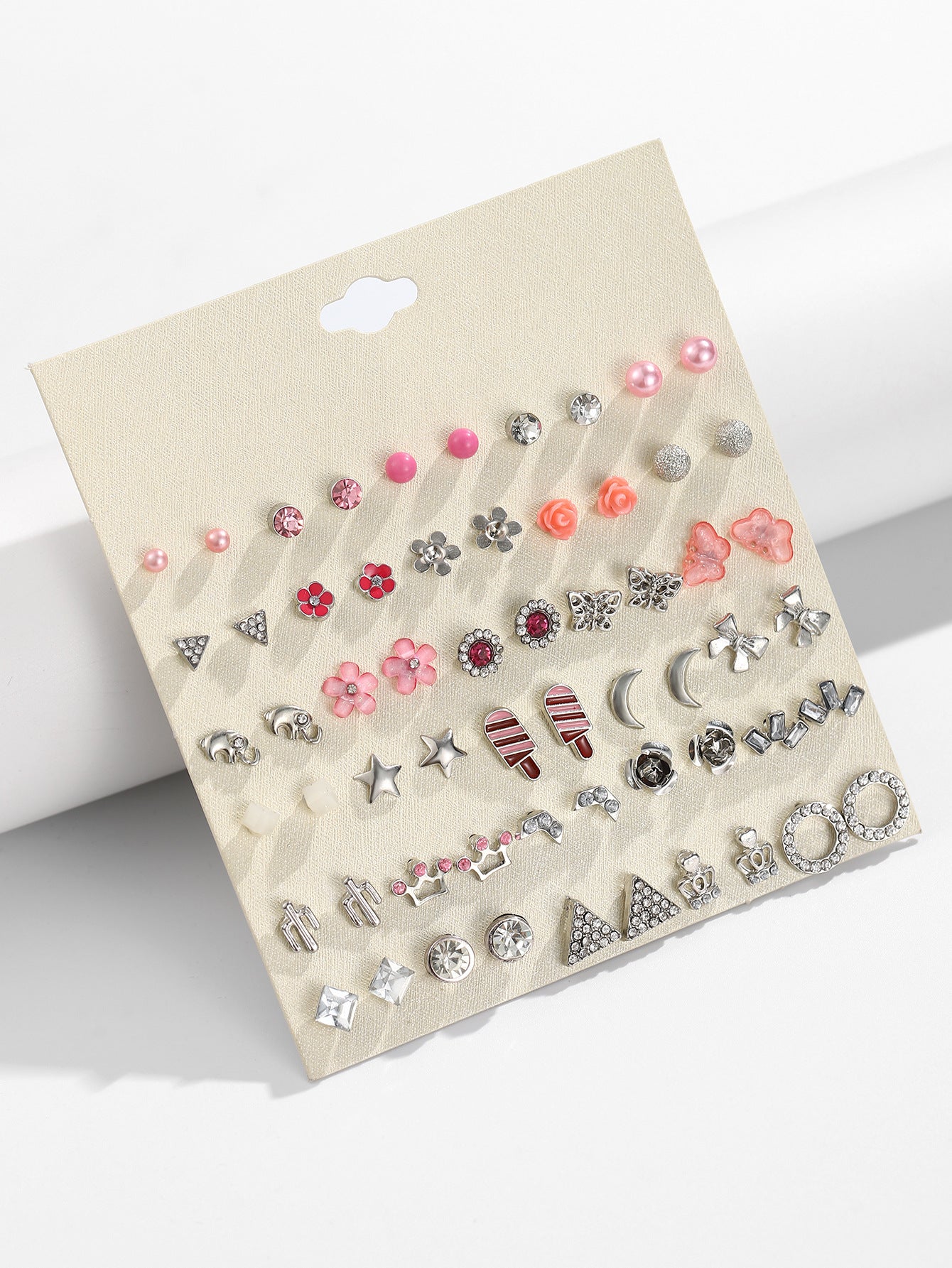 Glamorous Bow Flower Starfish Butterfly Combination Rings