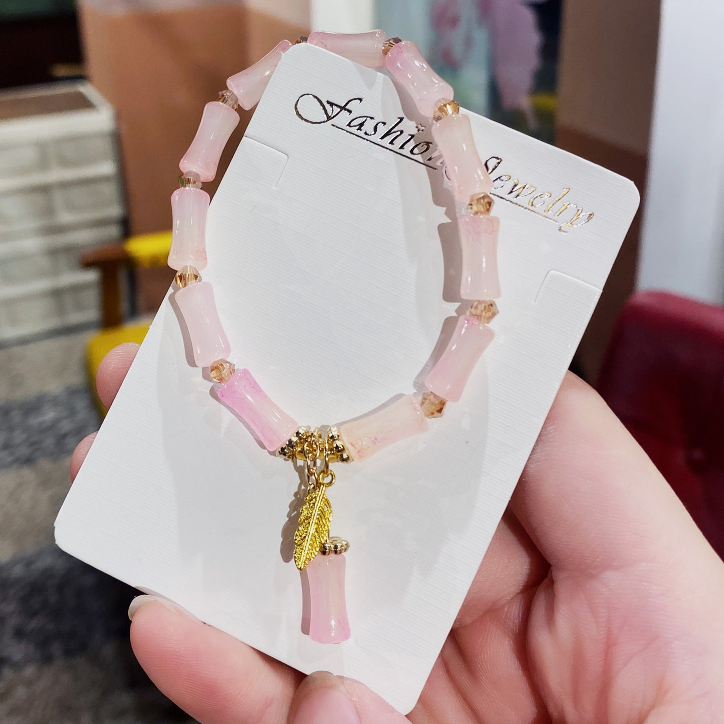 Scenic Spot Gift Box Colored Glaze Bracelets
