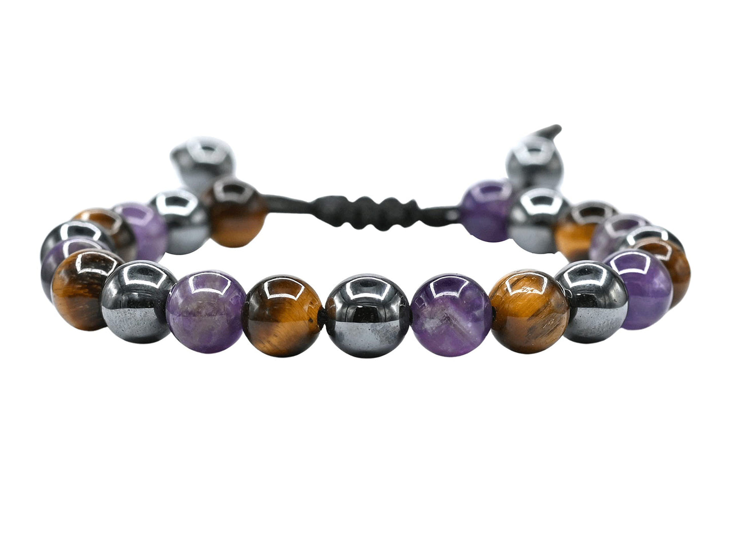 Stone Fluorite Hematite Tiger Eye Rose Bracelets