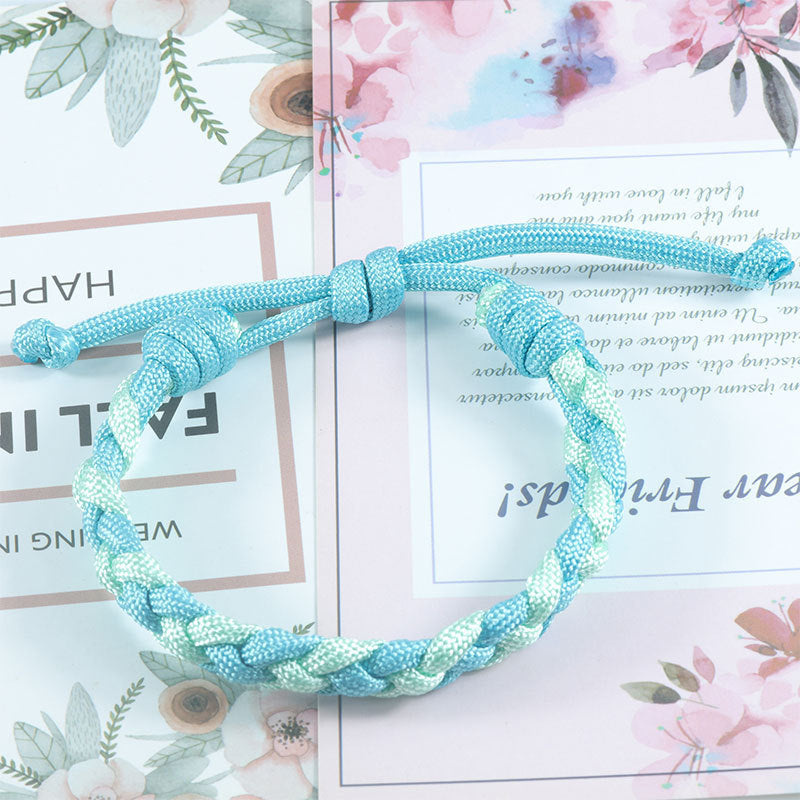 Simple Parachute Cord Carrying Strap Adjustable Bracelets